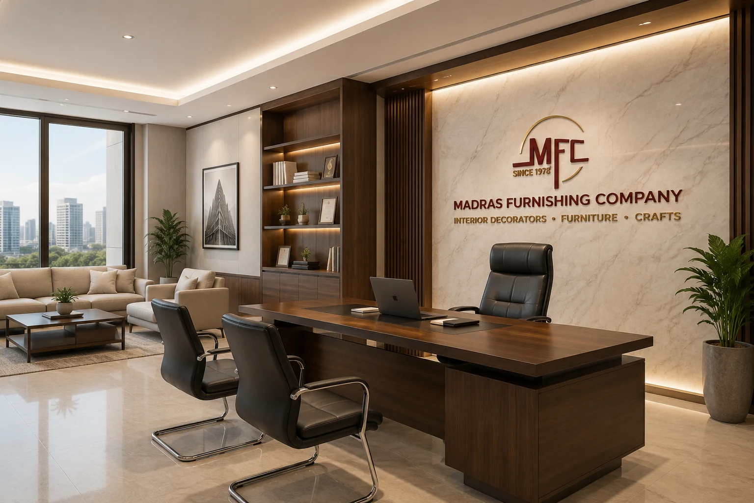 Madras Furnishing Company office showroom in Chennai